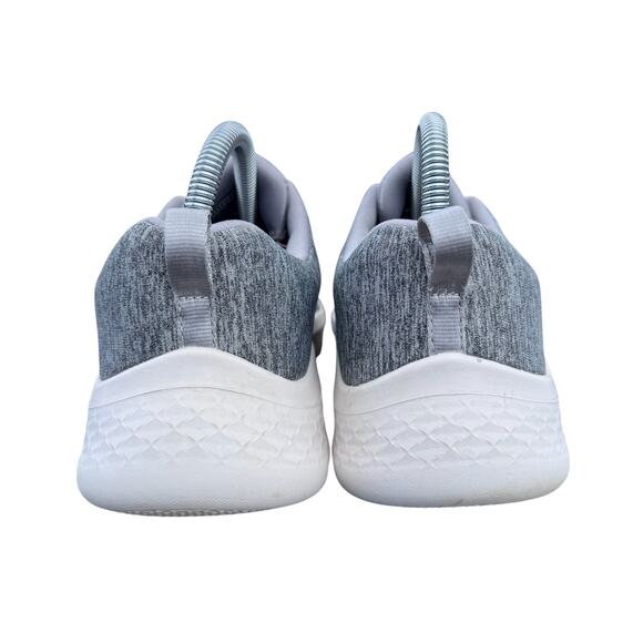 Skechers GO WALK Running Sneakers Shoes Womens 9.5 Gray Low Top Slip On 124959W - Picture 3 of 11